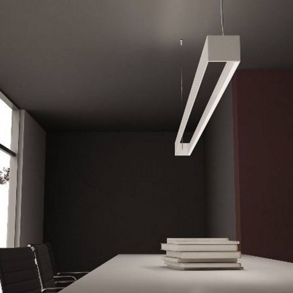 Nemo Tru Horizontal Up+Down LED Hängeleuchte in modernem Raumdesign mit elegantem, minimalistischem Stil.