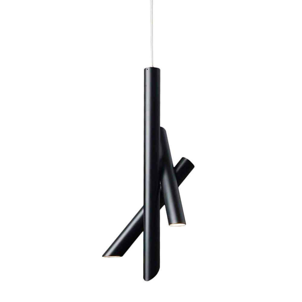 Nemo Tubes 3 LED Pendellampe mit drei Aluminiumrohren und integrierten LEDs in modernem Design.