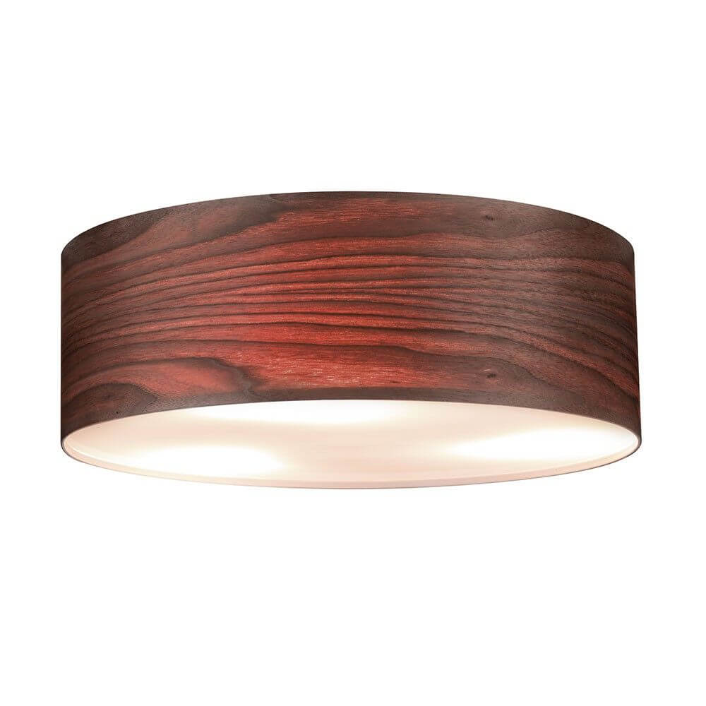 Neordic Liska Holz Deckenleuchte 3-flammig aus Echtholz mit mattem Chrom, stilvolles Wohnaccessoire im nordischen Design.