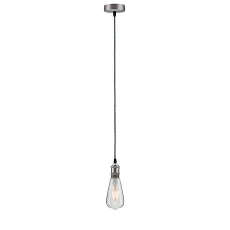 NEORDISCHE HANDER LAMP ELDAR GRIJS, nikkel