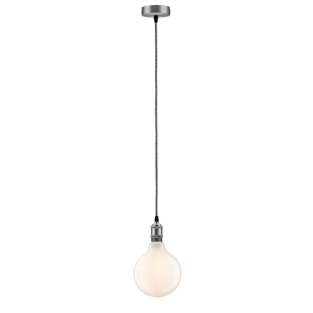 Neordic Pendelleuchte Eldar Grau, Nickel