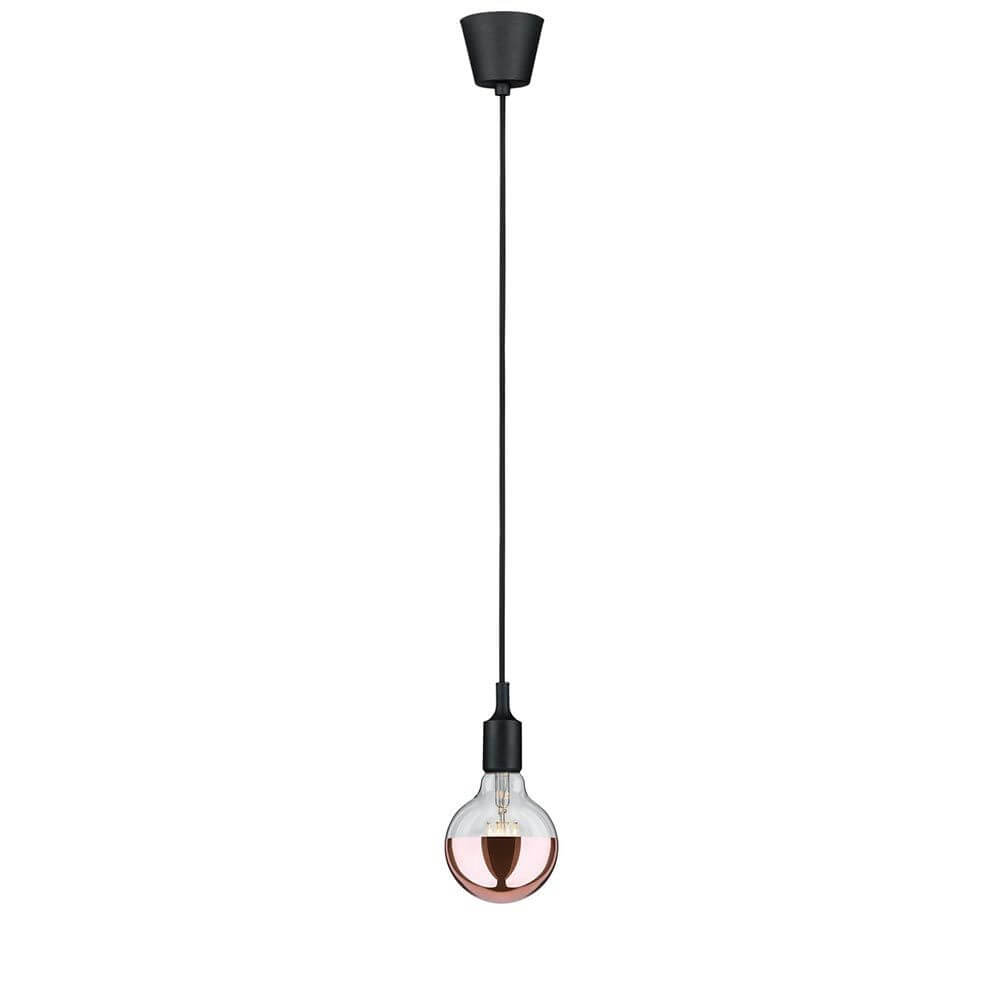 Neordic Pendelleuchte Ketil Schwarz mit Vintage-Look, perfekt für individuelle Lichtszenarien.