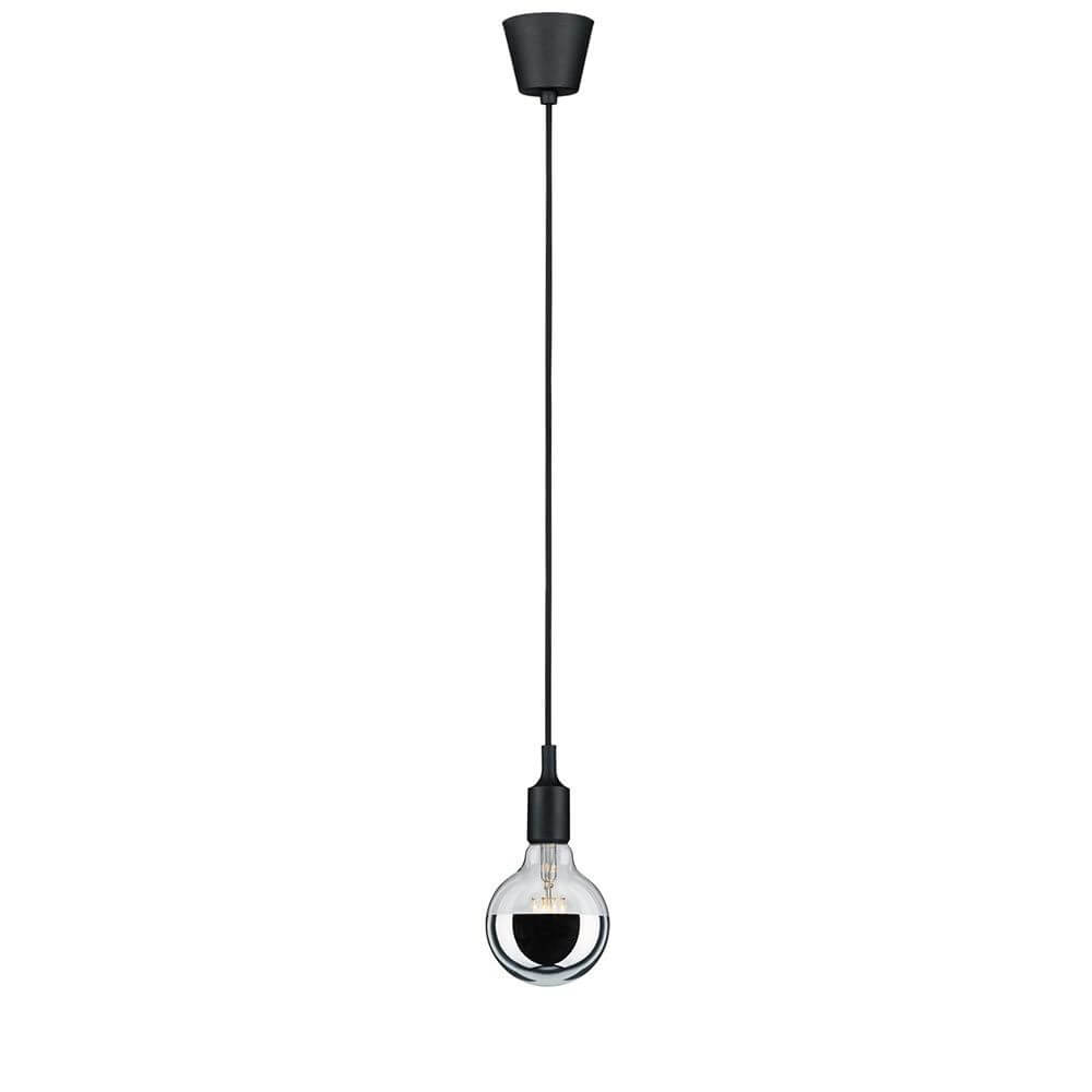 Neordic Pendelleuchte Ketil Schwarz in Vintage-Design mit E27-Sockel, 2m Pendellänge, stilvoll und dekorativ.