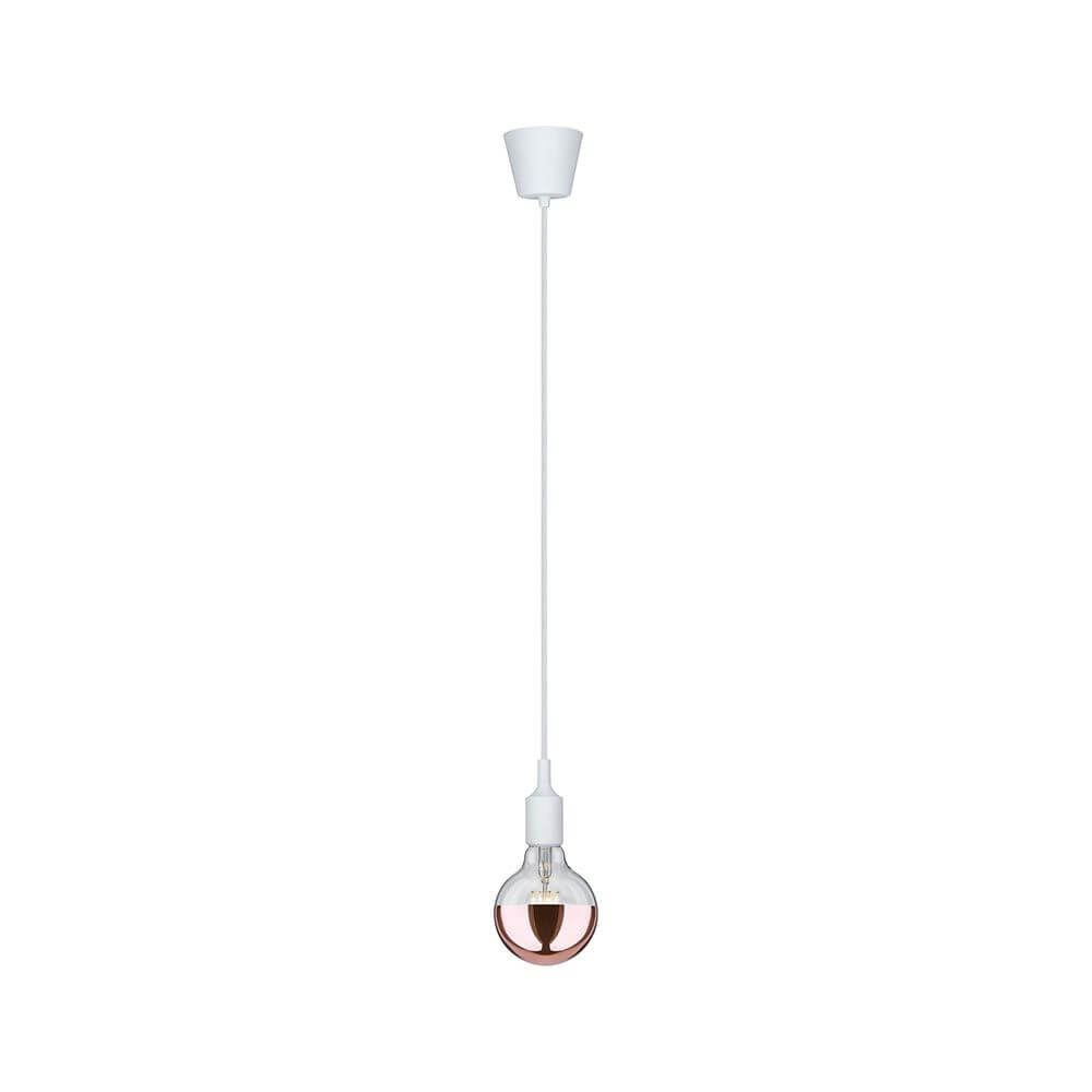 Neordic Pendelleuchte Ketil Weiß Dimmbar in Vintagelook mit Leuchtmittel, 2m Pendellänge.