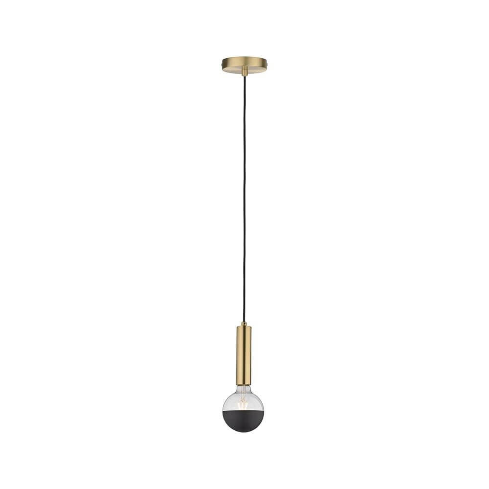 Neordic Pendelleuchte Kine Messing-Gebürstet mit Vintage-Look und flexibler Pendellänge.