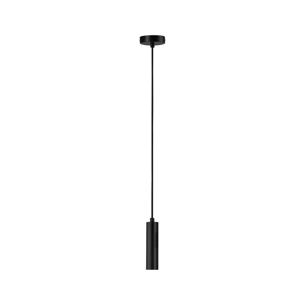 Neordic Pendelleuchte Kine Schwarz Metall mit elegantem, minimalistischem Design und E27-Sockel.