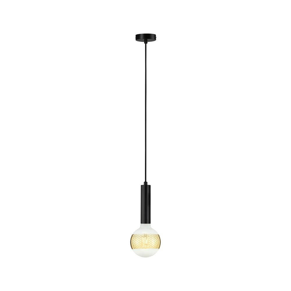 Neordic Pendelleuchte Kine Schwarz Metall – elegante Hängeleuchte für E27 Leuchtmittel, modernes Design.