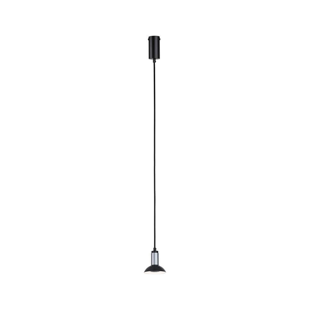 Neordic Pendellampe Runa Schwarz, minimalistisches Design mit verschiebarem Schaft für GU10 Leuchtmittel.