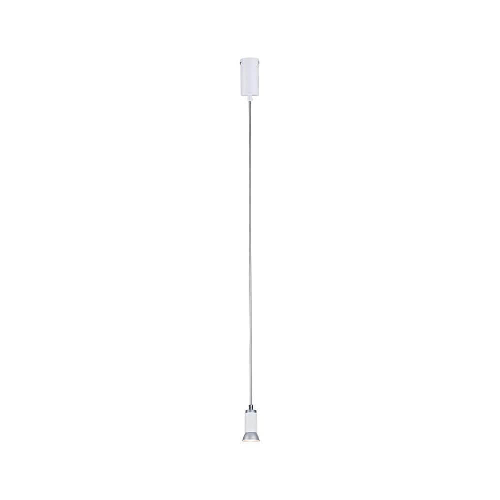 Neordic Pendelleuchte Runa Weiß, Grau mit flexiblem Schaft für GU10 Leuchtmittel im minimalistischen Design.