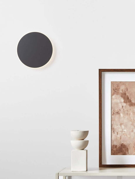 Nevo LED Wandleuchte Ø 30cm 3000K moderne goldene Nova Luce Wandleuchte für Flur und Wohnzimmer