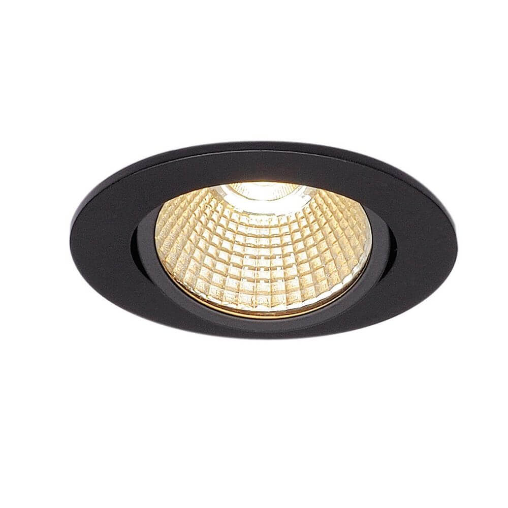 New Tria 68 LED DL Round Set Schwarz 9W 38° 3000K inkl. Treiber
