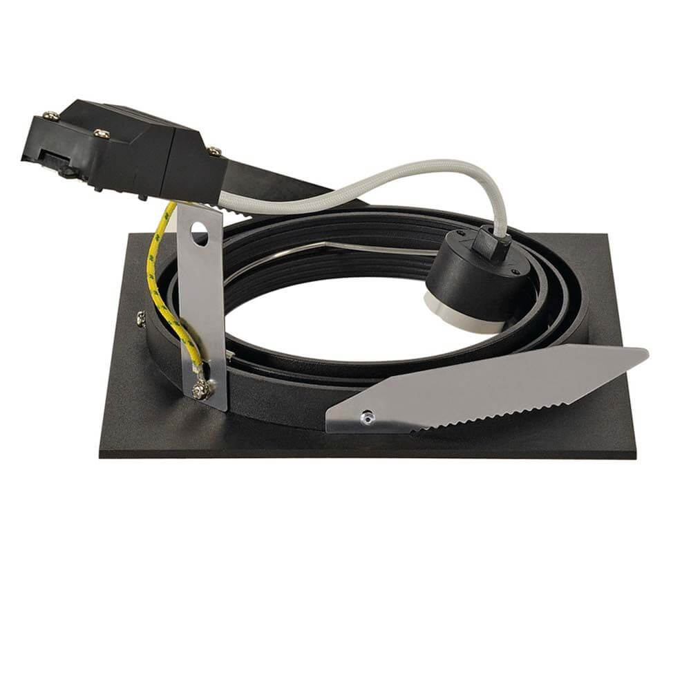 New Tria I ES111 Square Schwarz GU10 max. 75W inkl. Blattfedern