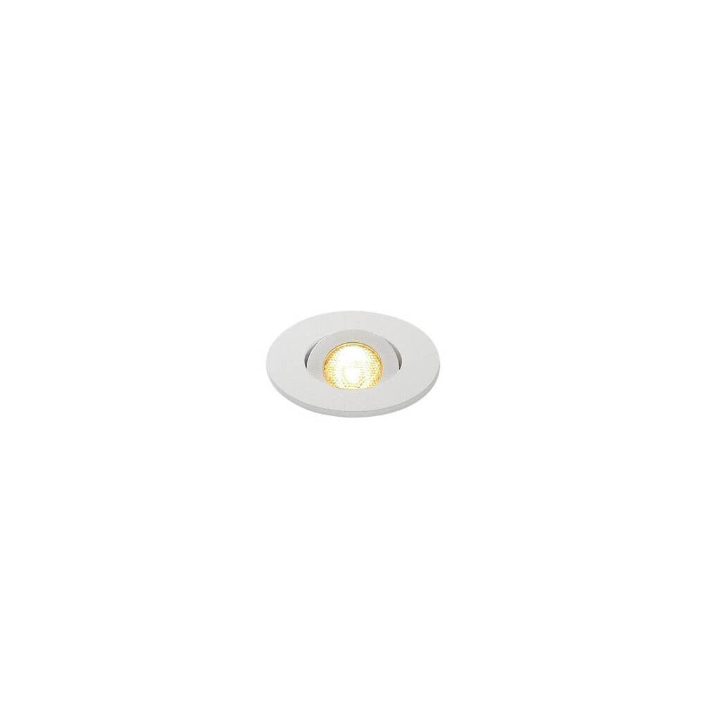 New Tria Mini DL Round SET Downlight Weiß 30° 3000K in runder Form mit warmweißer LED.