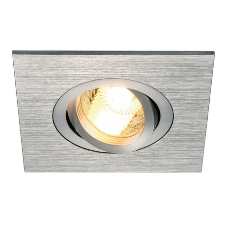 SLV New Tria XL Square GU10 Downlight Alu-Gebürstet SLV