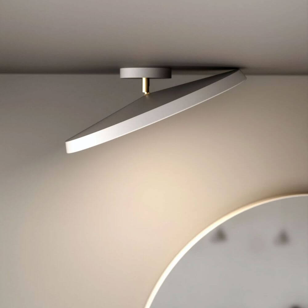 LED Deckenlampe Kaito Pro Ø 40cm in modernem Design mit gleichmäßig leuchtender Oberfläche