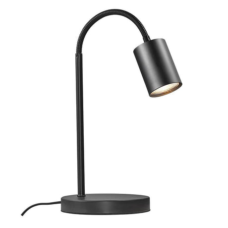 Explorez la lampe de table spot avec tête de lampe réglable au design moderne.