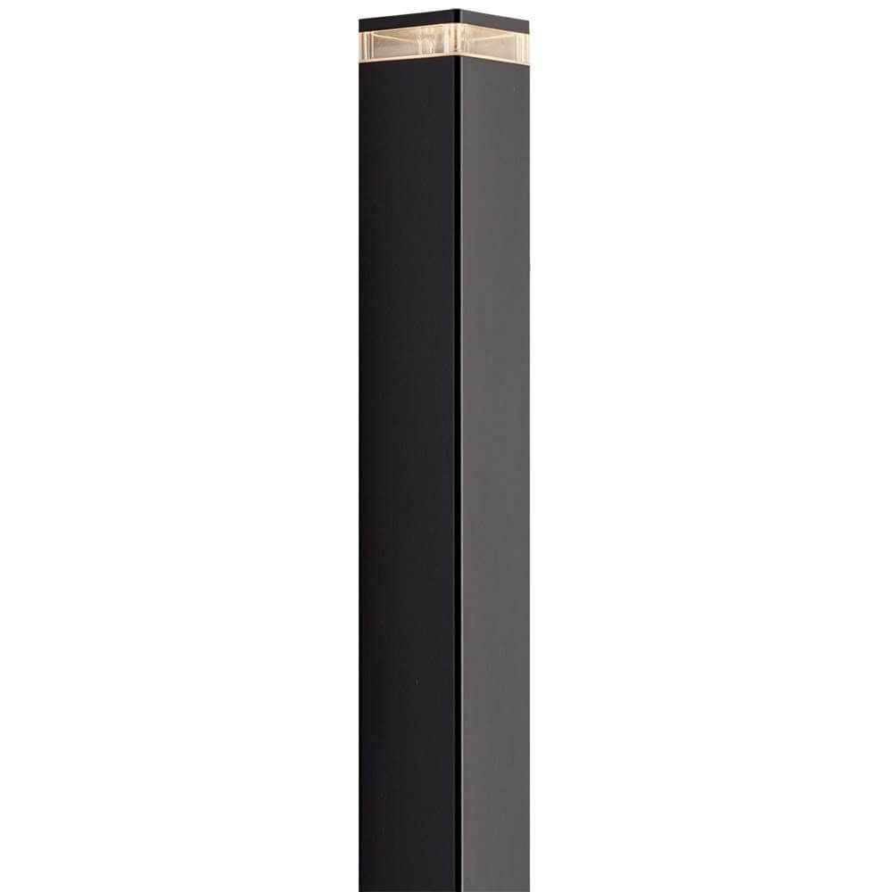 Gartenleuchte Elm IP44 Schwarz, Klar - moderne Außenbeleuchtung mit warmem Licht.
