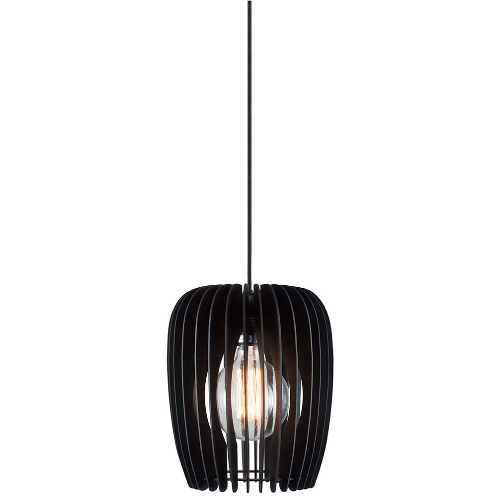 Hängelampe Tribeca 24 Schwarz mit stilvollem skandinavischen Design und warmem Licht.