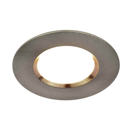 LED Einbaustrahler Dorado 2700K IP65 Dimmbar Nickel für moderne Innenraumbeleuchtung.