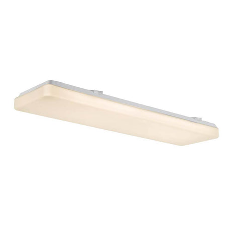 LED Aufbauleuchte Trenton Weiß in flachem Design, universell einsetzbare LED-Leiste (IP20).