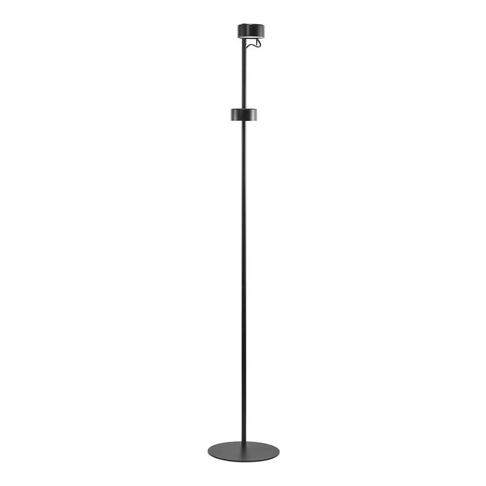 LED Stehleuchte Clyde 2-flammig Schwarz in elegantem skandinavischen Design.
