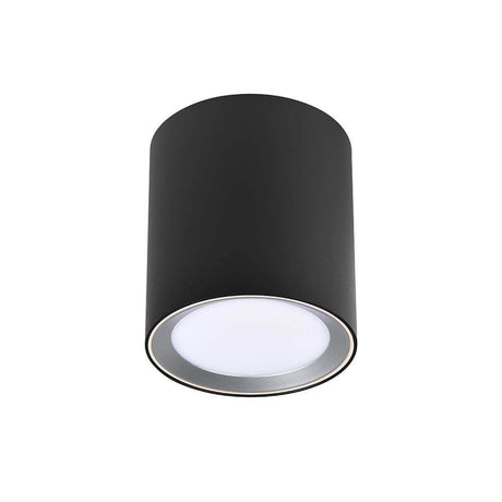 Landon Smart Long LED Deckenleuchte in schwarzem modernes Design für Innen- und Außenräume.