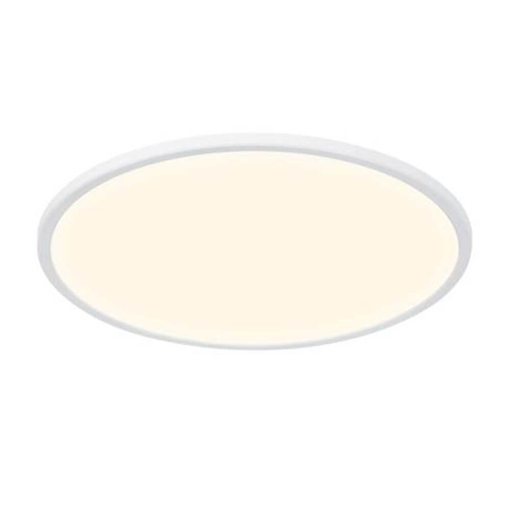 Oja 29 LED-Deckenleuchte 3000K-4000K in ovaler Form mit warmem Licht.