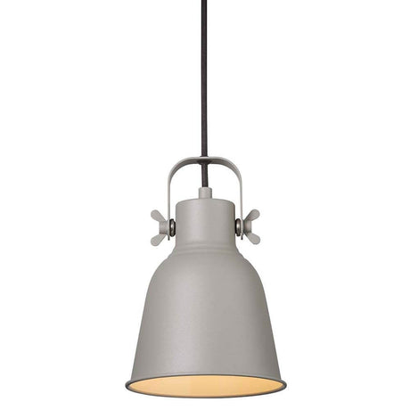 Pendelleuchte Adrian 16 Grau in Grau, modernes Design mit industriellen Akzenten für stilvolle Beleuchtung.