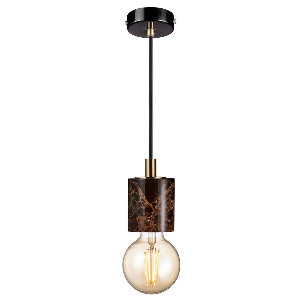 Siv Hängeleuchte Marmor mit eleganter Marmoroberfläche und warmem Licht, ideal für stilvolle Innenräume.