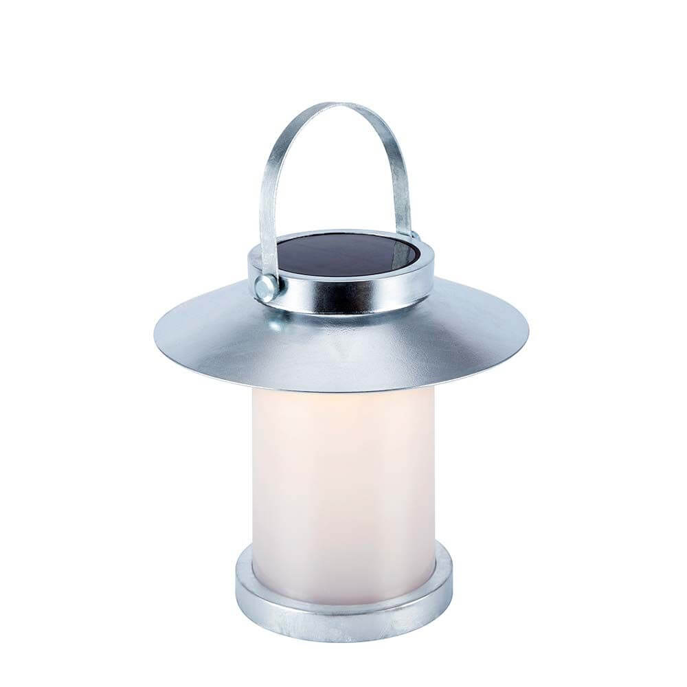 Temple LED Solar Bodenleuchte IP54 aus Metall, tragbare Solarlampe für Garten und Terrasse.