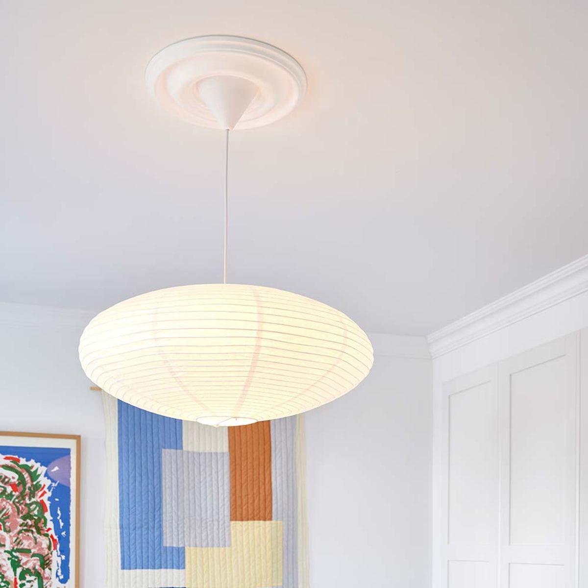 Villo lampenkap van rijstpapier (zonder fitting & plafondkap)