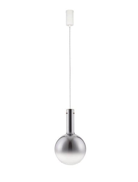 Nostos pendant light Ø 25cm 3000K with modern design and warm light, ideal for the dining table.