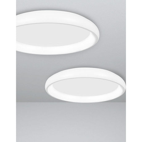 Plafonnier Albi LED Ø 41 cm blanc, design moderne avec technologie LED économe en énergie, idéal pour chaque pièce.