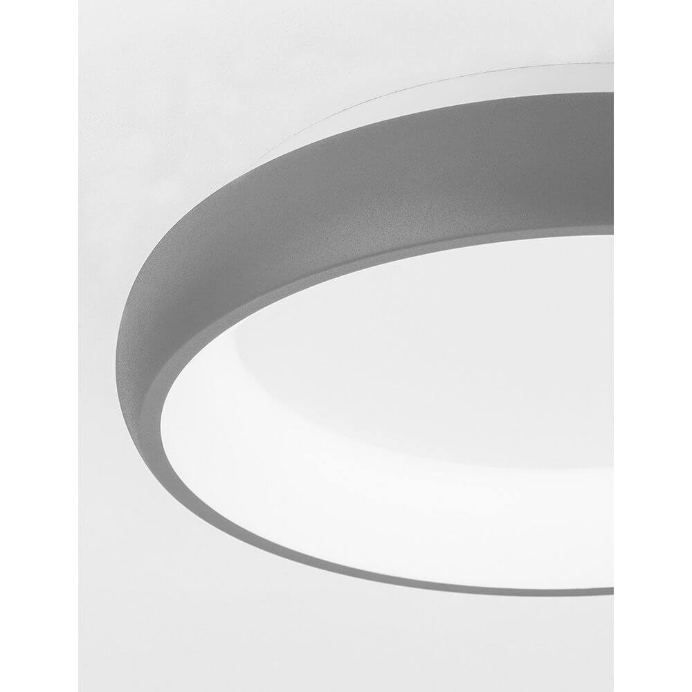 Albi LED Deckenleuchte Dimmbar – moderne, runde Deckenleuchte in elegantem Schwarz für stilvolles Ambiente.
