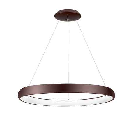 Albi LED Hängelampe Kaffeebraun, moderne Hängelampe aus Acryl und Aluminium, dimmbar und energieeffizient.
