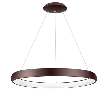 Albi LED Hängelampe Kaffeebraun mit modernem Design und dimmbarem Licht.