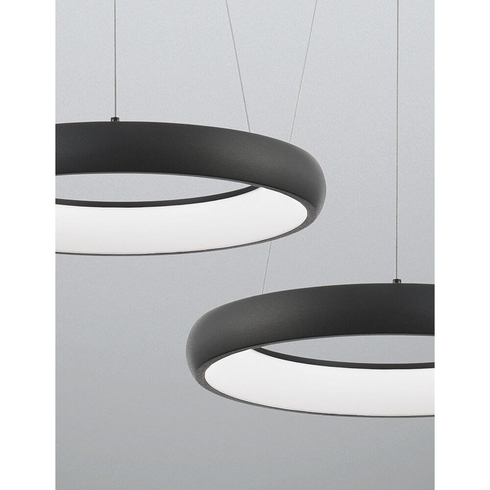 Albi LED Hängeleuchte Dimmbar, moderne Pendelleuchten in Schwarz, dimmbar, Energieeffizient.