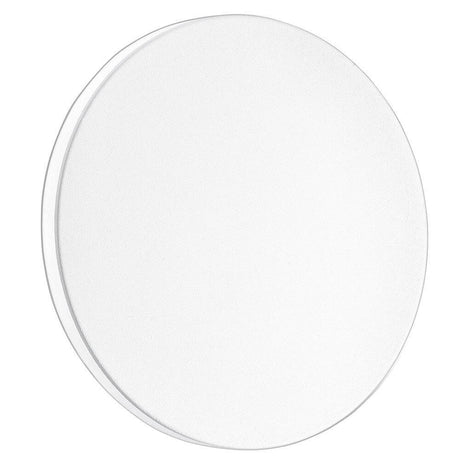 Anzio LED-vegglampe Rund Hvit - Moderne, rund og hvit vegglampe i aluminium med varmhvitt lys.
