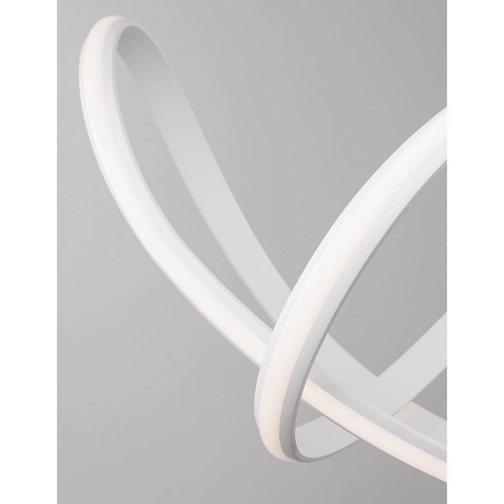 Apus LED Hängelampe Geschwungen – Detailansicht der modernen Deckenleuchte mit minimalistischem Design