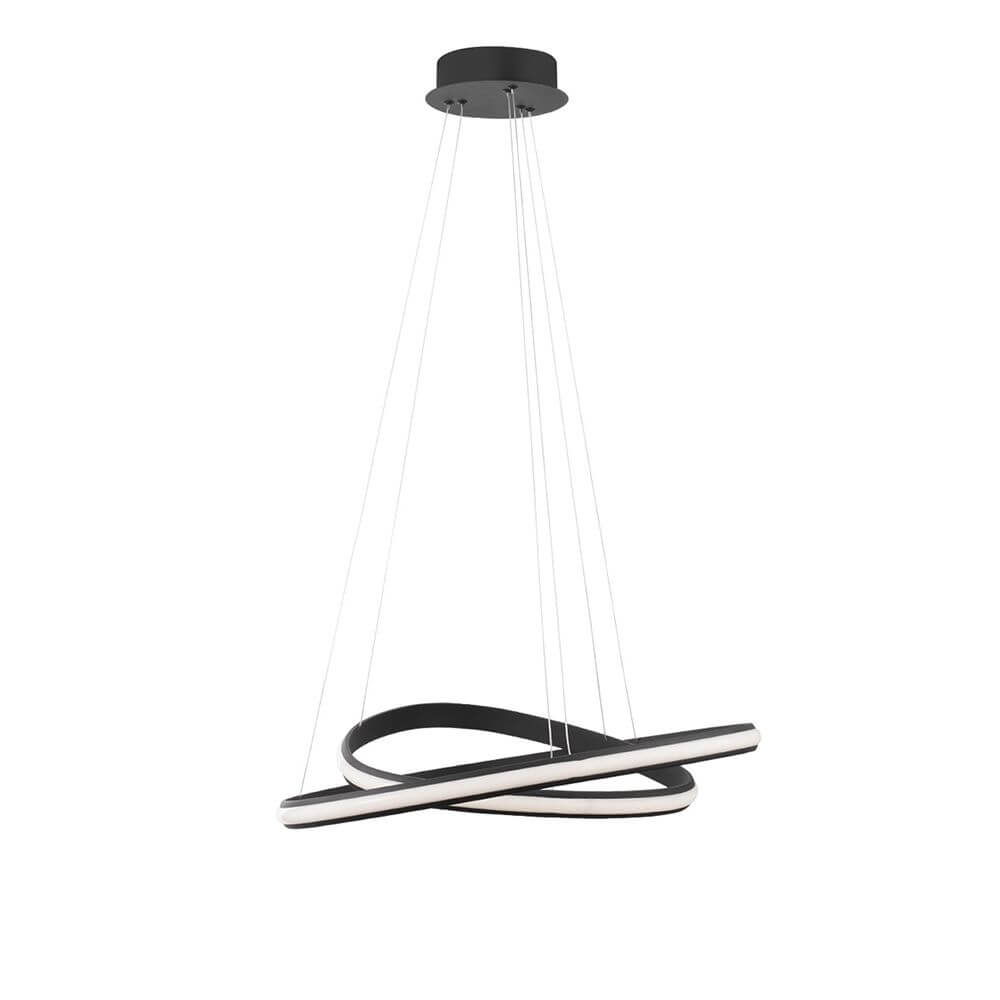 Aries LED Hängeleuchte 2 Ringe Verstellbar mit modernem Design und integrierten LED Lichtquellen.