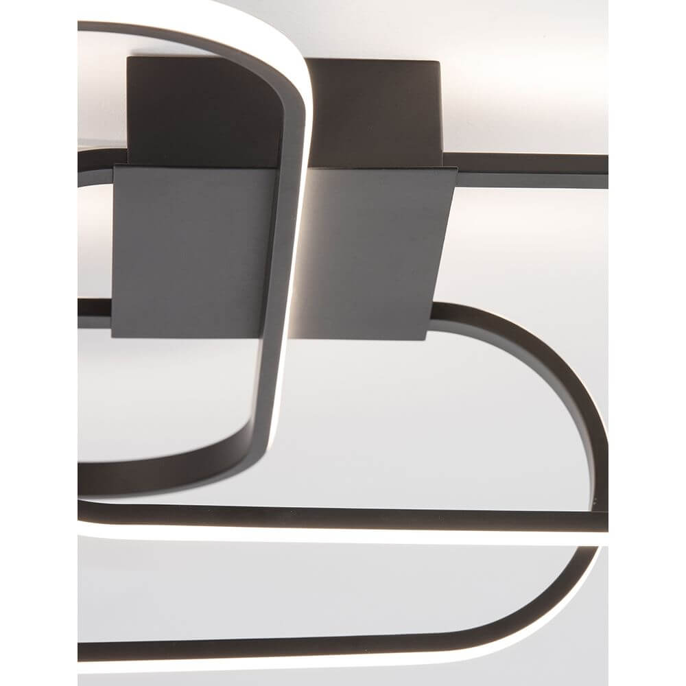 Arte LED Deckenlampe 2600 Lumen - modernes Design mit eleganten Aluminium- und Acrylelementen