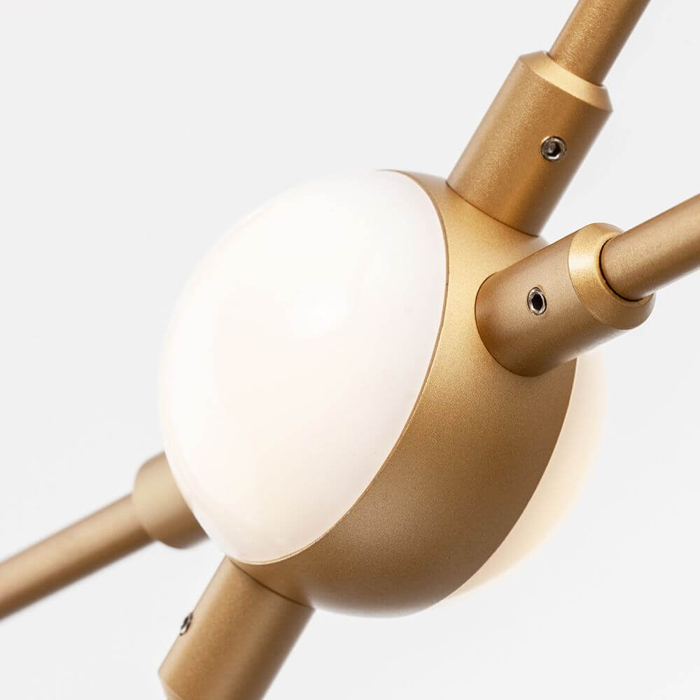 Atomo LED Hängelampe Metall Gold