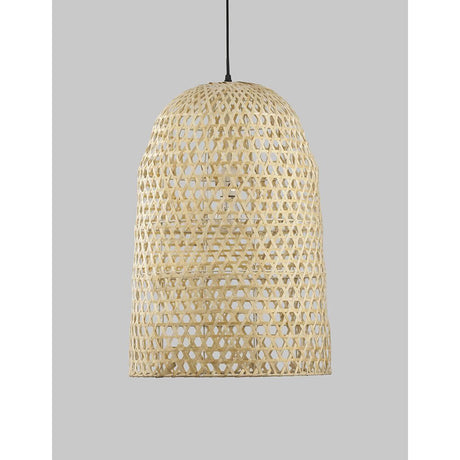 Aurora Pendellampe 58,5cm Naturbambus aus nachhaltigem Material, stilvolles Design für jedes Zuhause.