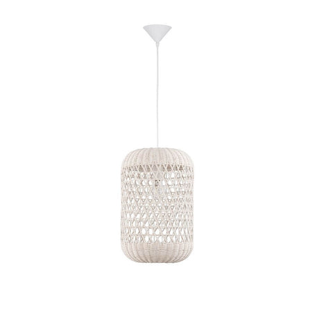 Lampade appese di Aurora realizzate in rattan naturale