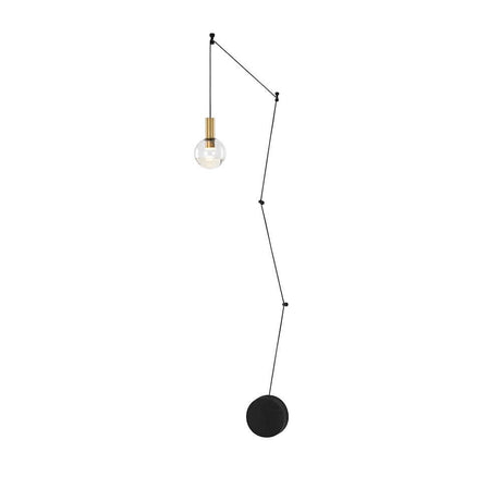 Belar LED Wand- & Hängelampe Goldfarben mit modernem Design aus Metall und Glas, elegant und stilvoll.