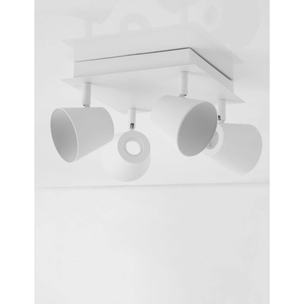 Biagio LED Deckenspot 4-flammig Weiß