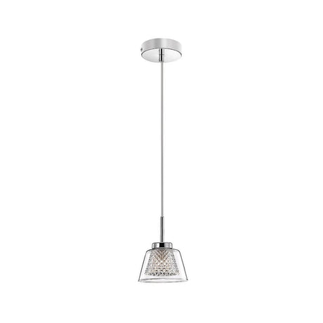 Boccale pendel glas klar med klart glas og moderne design for stilfuld belysning.