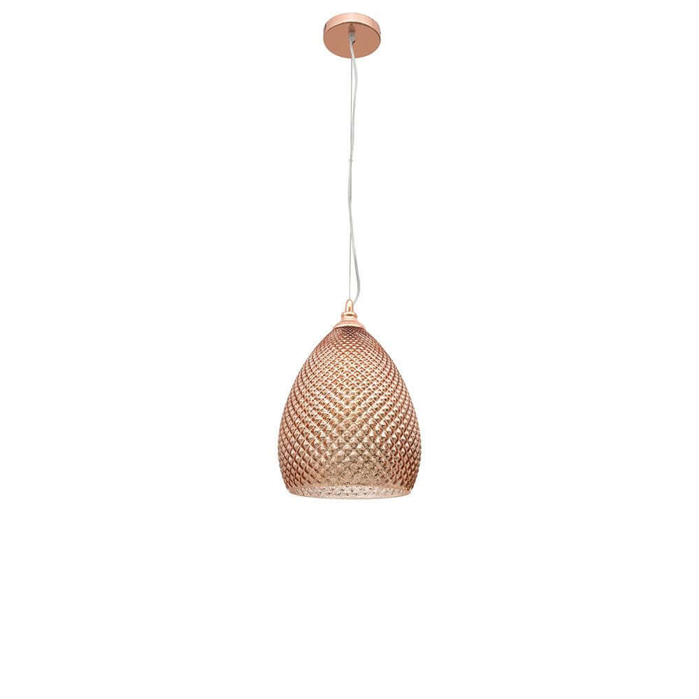 Boho Pendellampe Glas