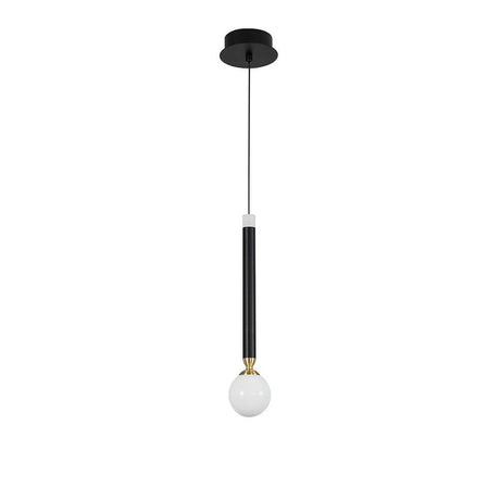 Nova Luce Cayo Led hanger lamp metaal zwart