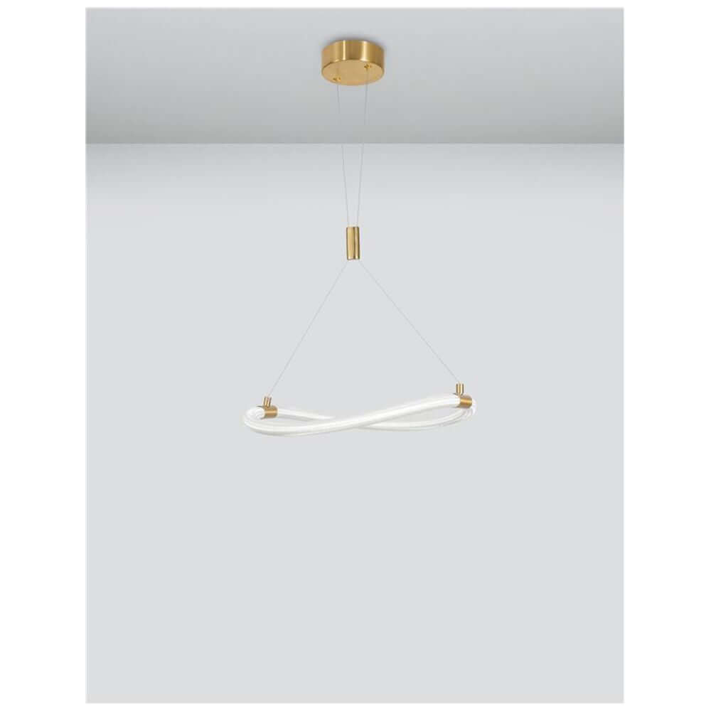 Cerelia LED Hängeleuchte Messing, Gold mit elegantem Design und schöner Lichtstreuung.